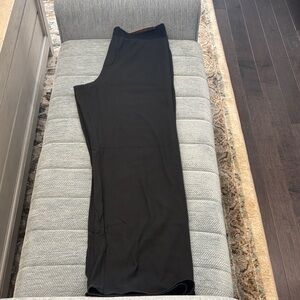 SKIMS.  Sold out online and in stores! Black Wide-Leg Pants